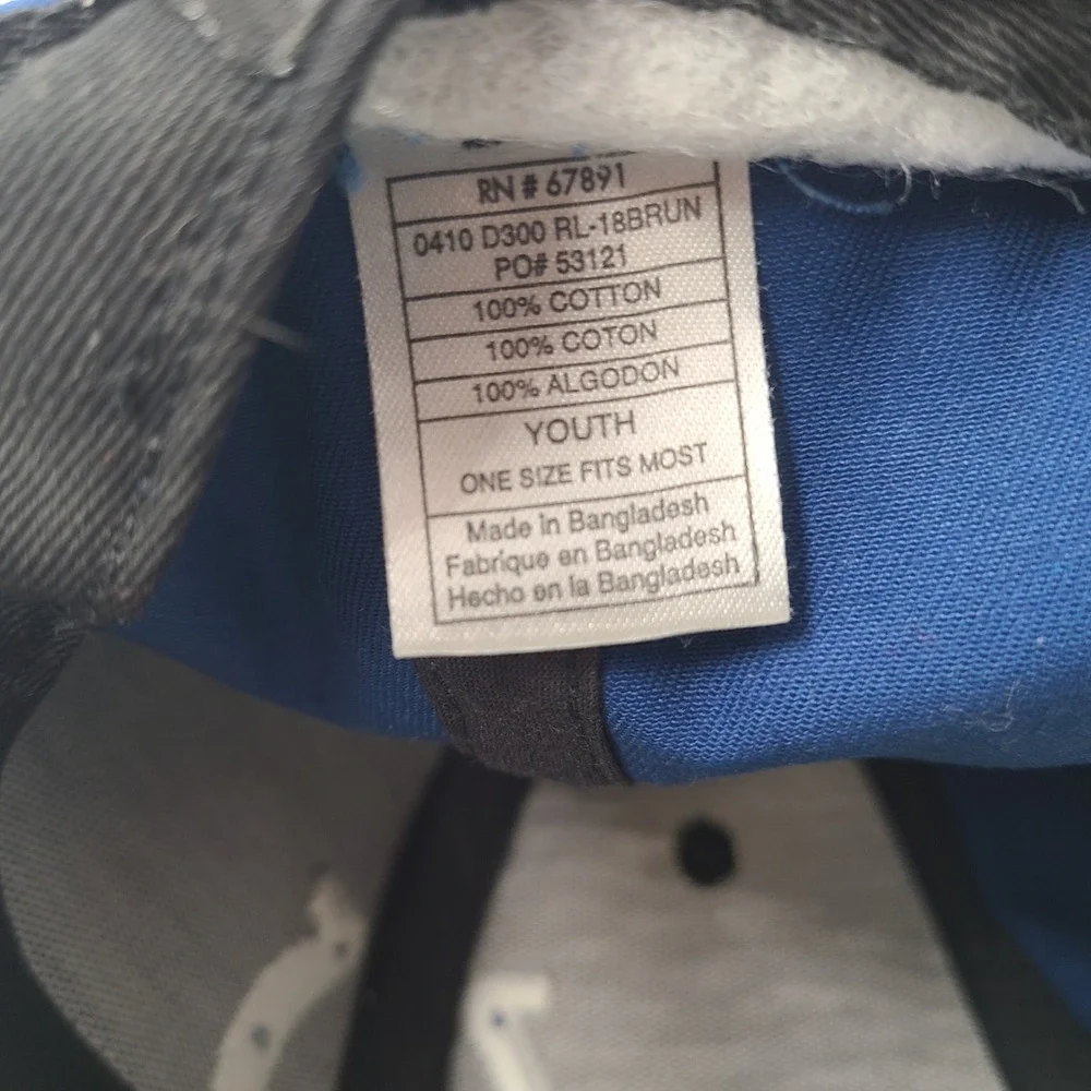 Youth Indianapolis Colts Hat Adjustable Reebok Blue White NFL Football Logo Boys